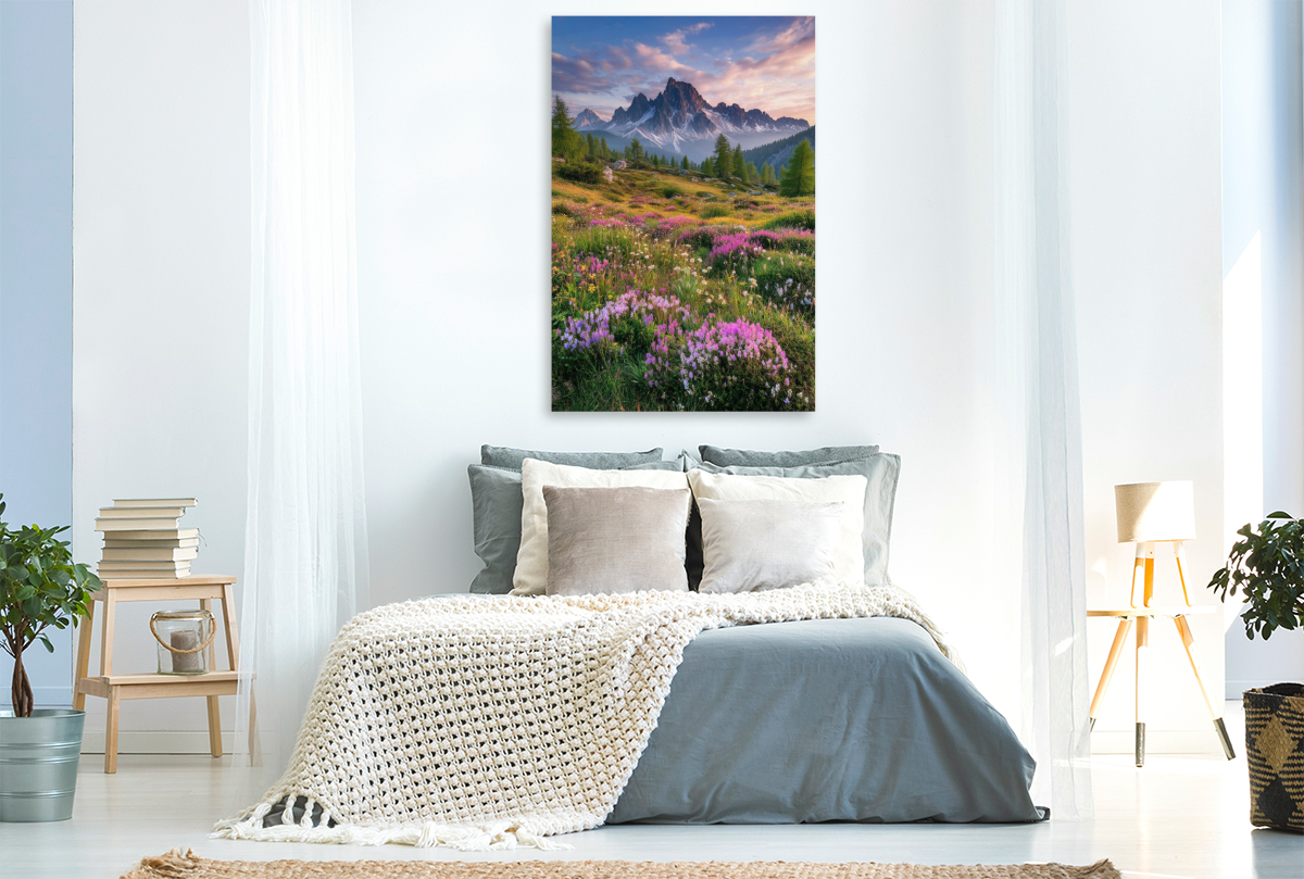 Blüten tragen die Sprache der Berge