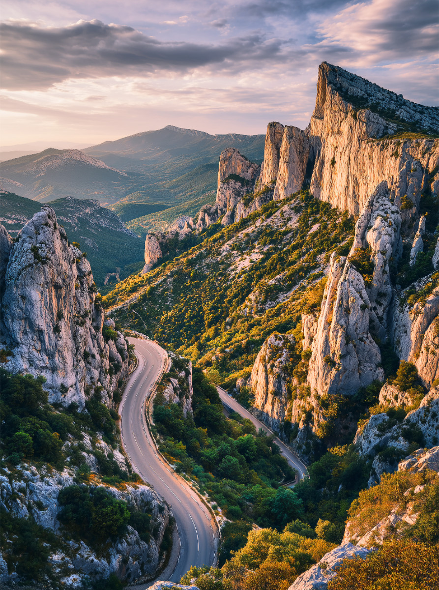 Ein Weg führt durch Zeit und Weite