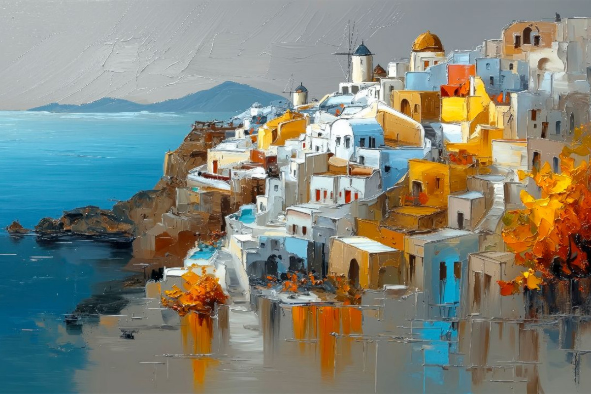 Santorini - am frühen Morgen