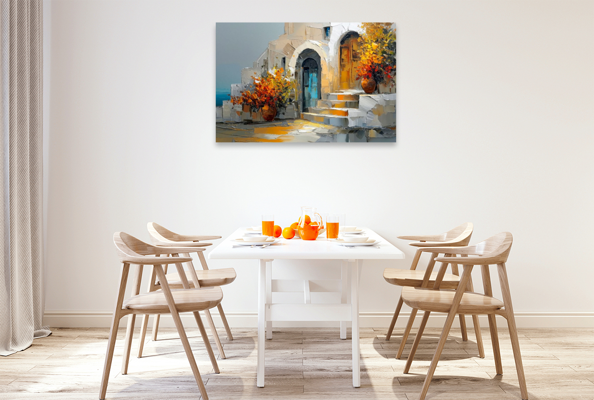 Kykladenarchitektur an der ägäischen Küste