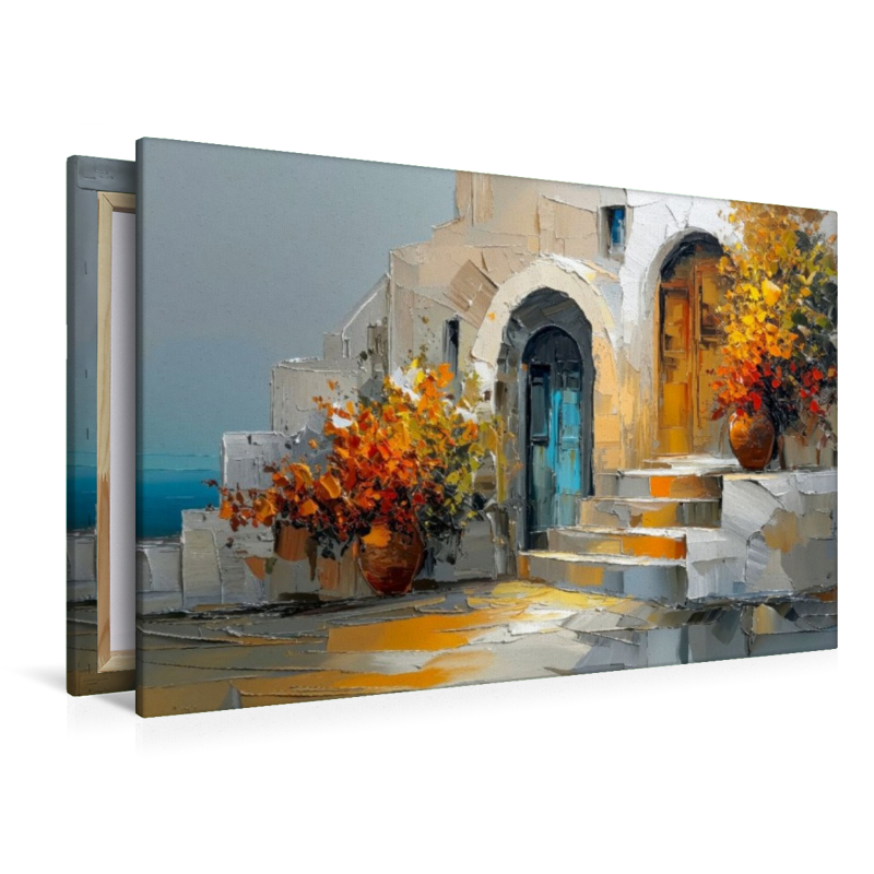 Kykladenarchitektur an der ägäischen Küste