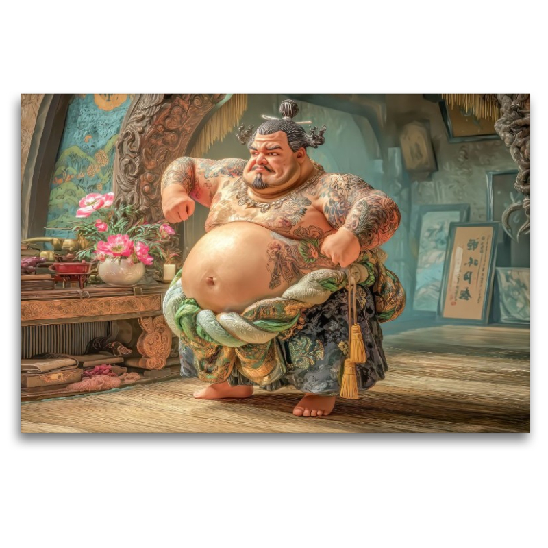 Sumoringer Karikaturen