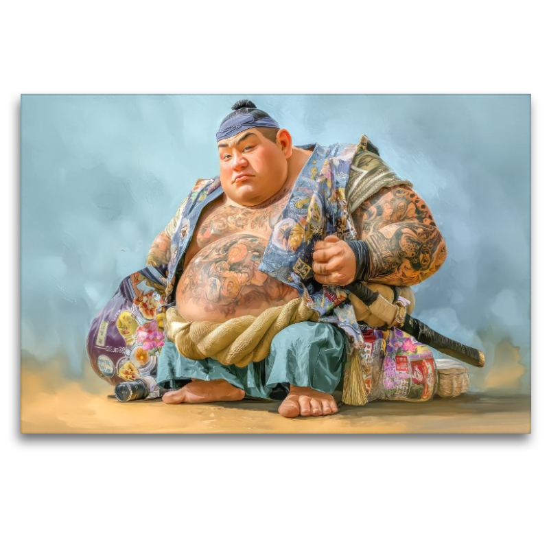 Sumoringer Karikaturen