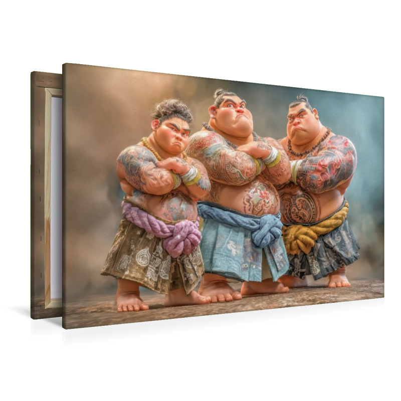 Sumoringer Karikaturen