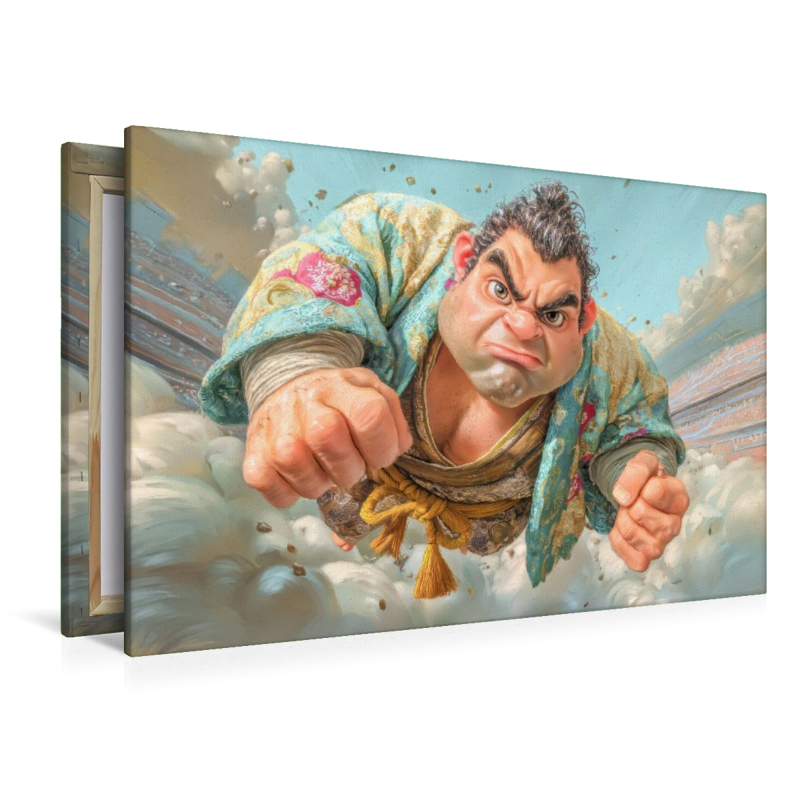 Sumoringer Karikaturen