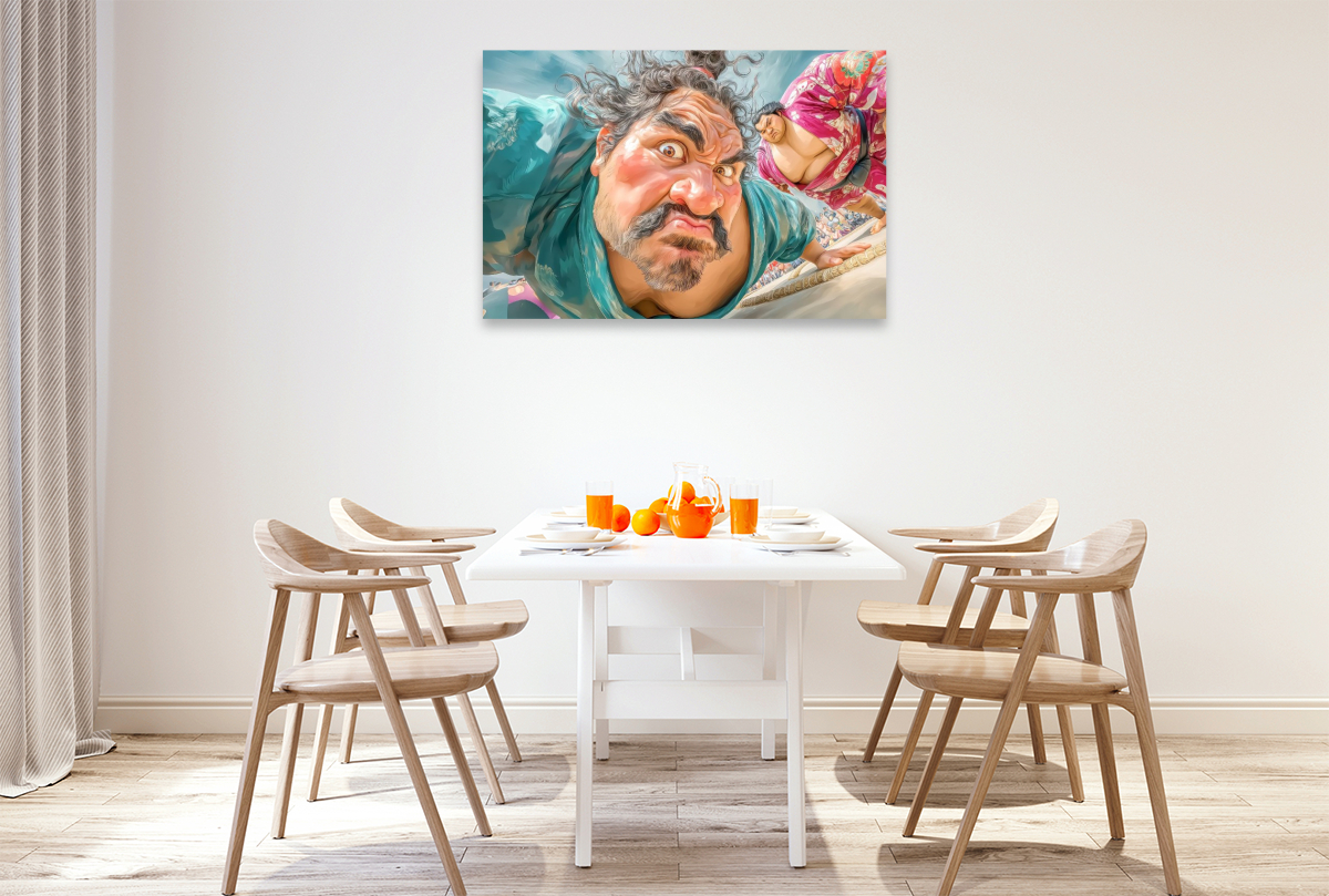 Sumoringer Karikaturen