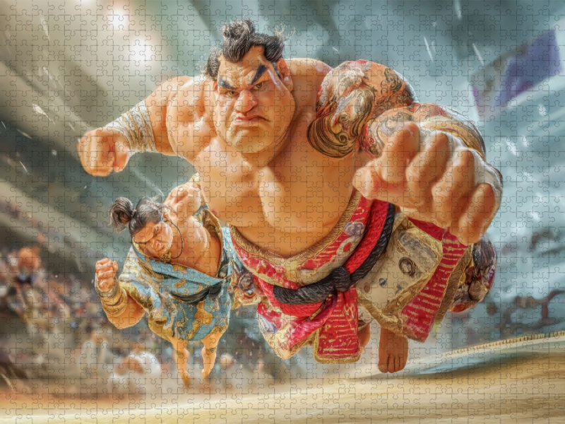 Sumoringer Karikaturen