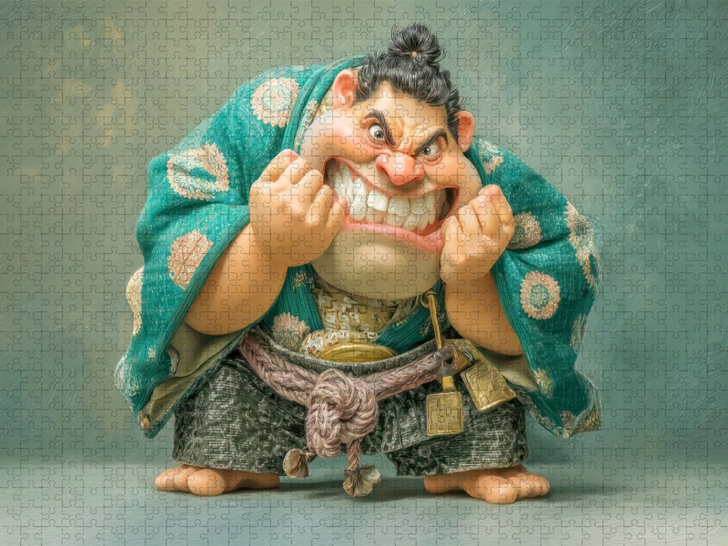 Sumoringer Karikaturen