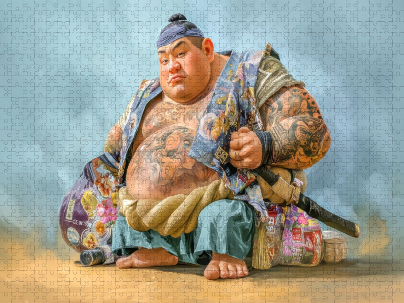 Sumoringer Karikaturen