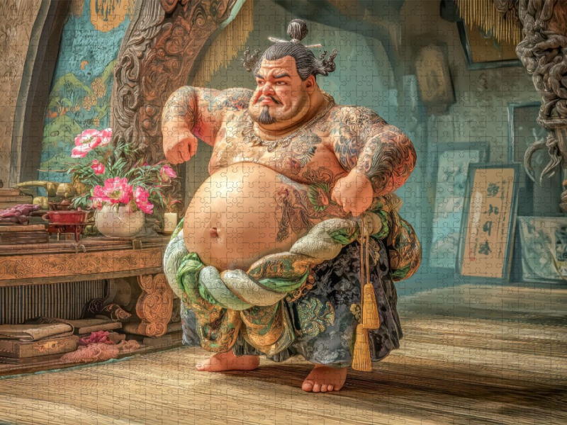 Sumoringer Karikaturen