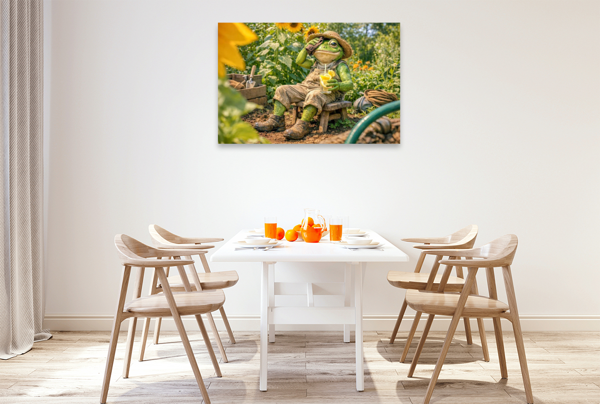 Abkühlung im Sommergarten