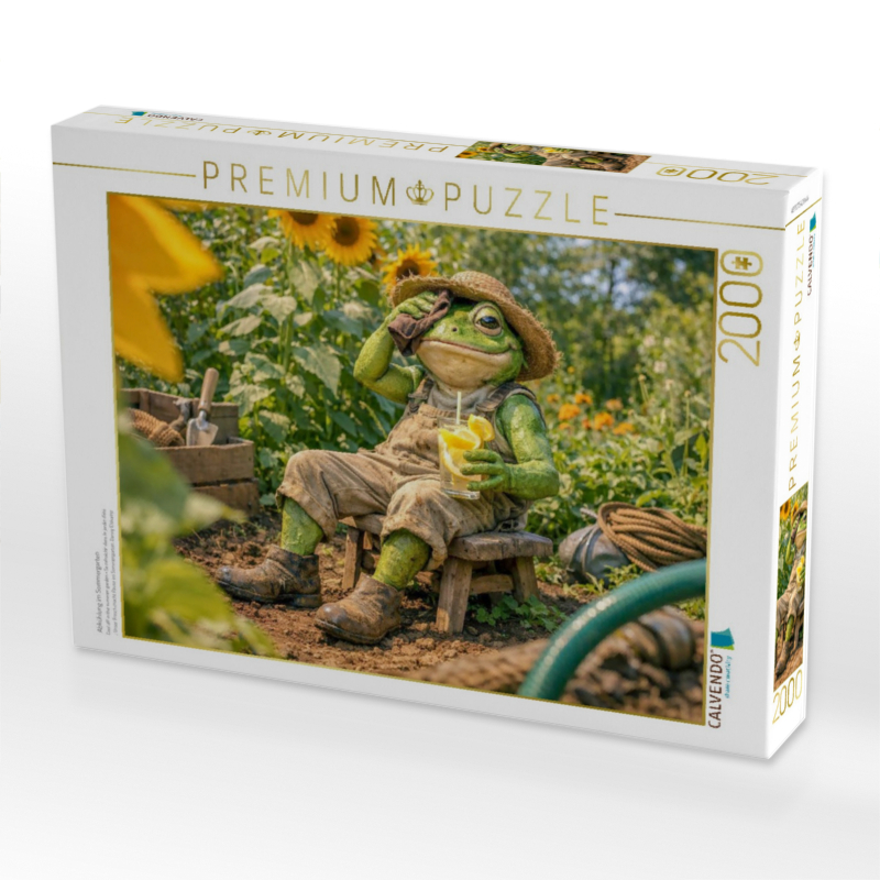 Abkühlung im Sommergarten