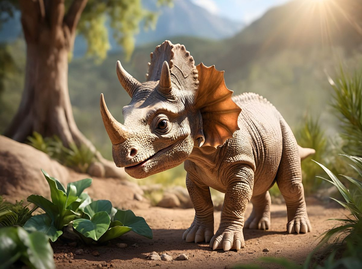 Niedlicher kleiner Triceratops