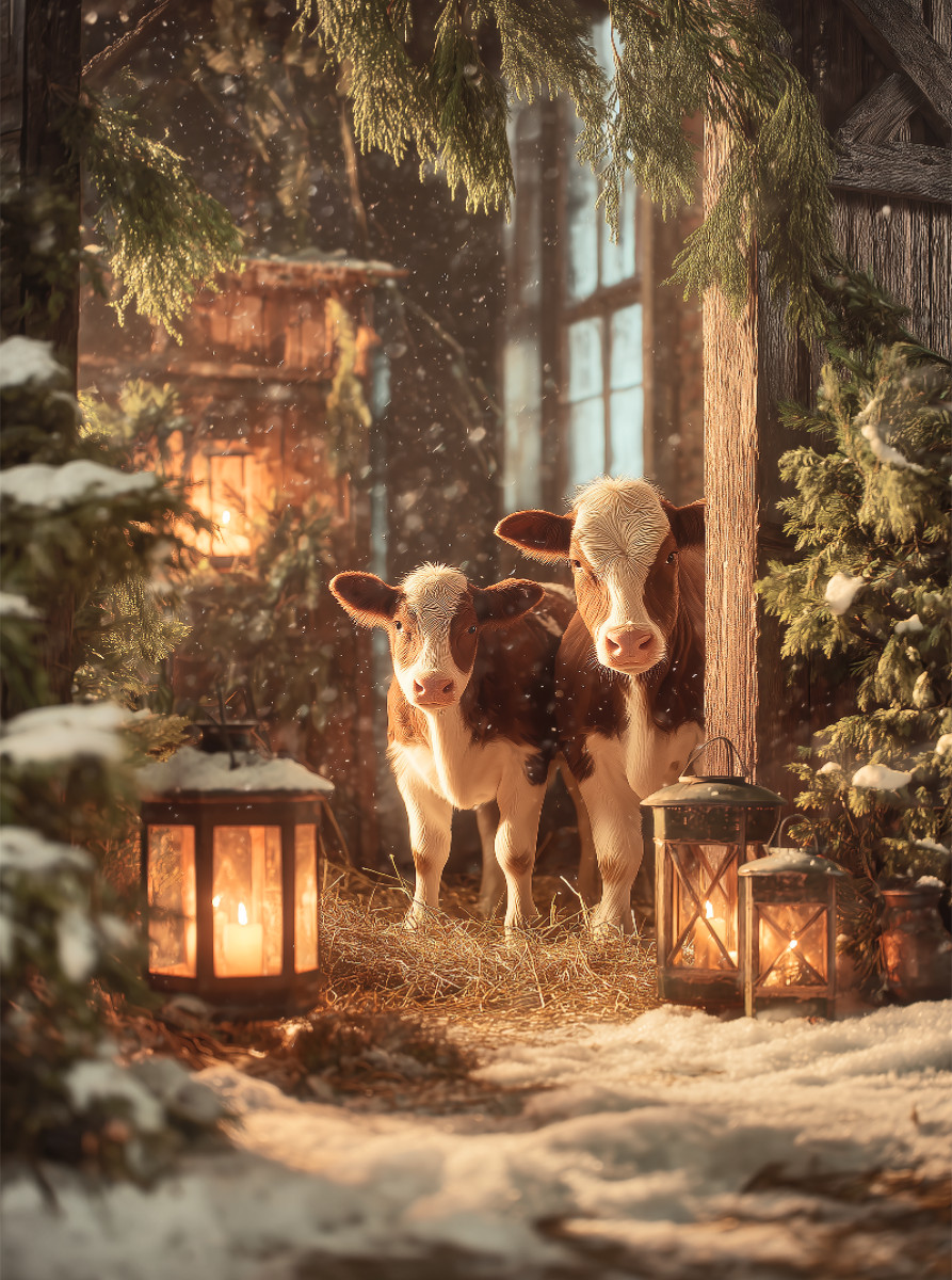 Ein Motiv aus dem Kalender Die Liebe zur Kuh