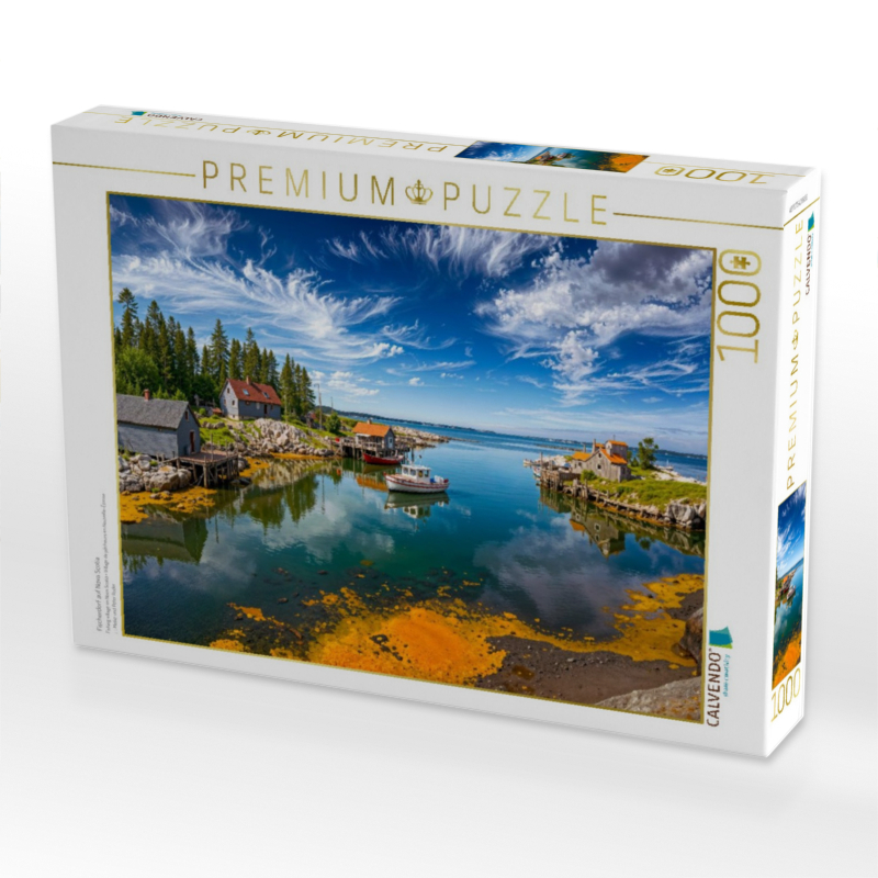 Fischerdorf auf Nova Scotia