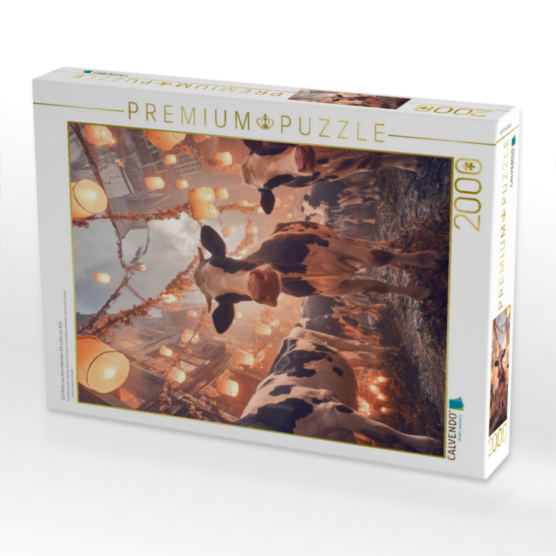 Ein Motiv aus dem Kalender Die Liebe zur Kuh