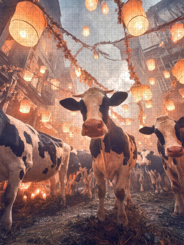 Ein Motiv aus dem Kalender Die Liebe zur Kuh