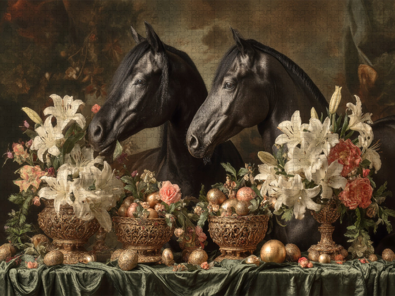 Licht fällt sanft auf neues Leben – Hoffnung steht auf vier Hufen