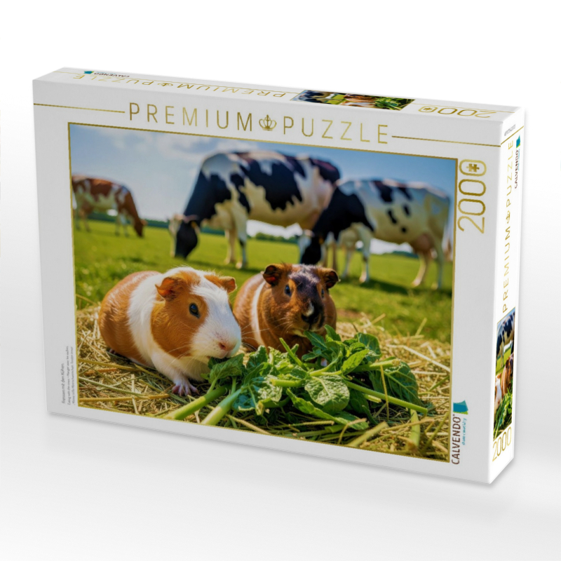 Fressen mit den Kühen.