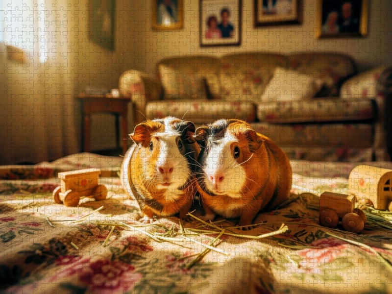 Meerschweinchen Nostalgisch.