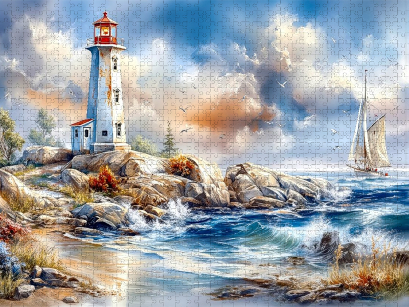 Peggy's Cove mit Peggy´s Point - an der Ostküste in Nova Scotia