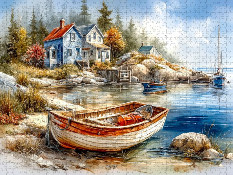 Küstenszene in Nova Scotia