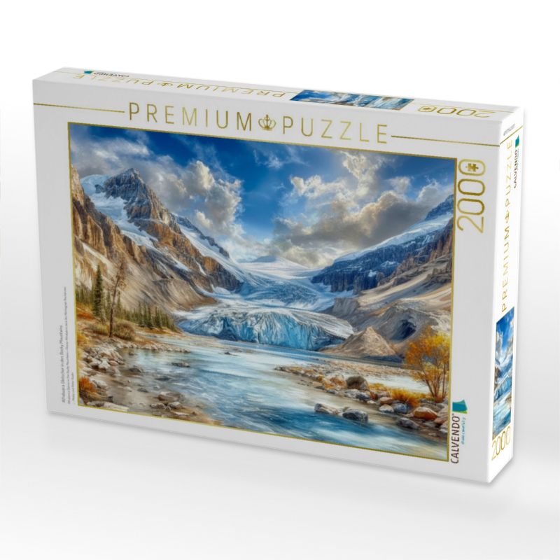 Athabasca Gletscher in den Rocky Mountains