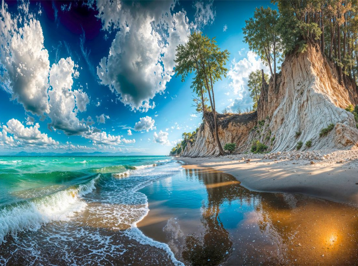 Steilküste an der Ostsee