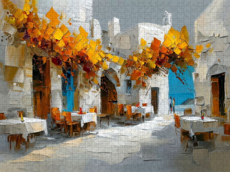 Santorini - Tavernenhof