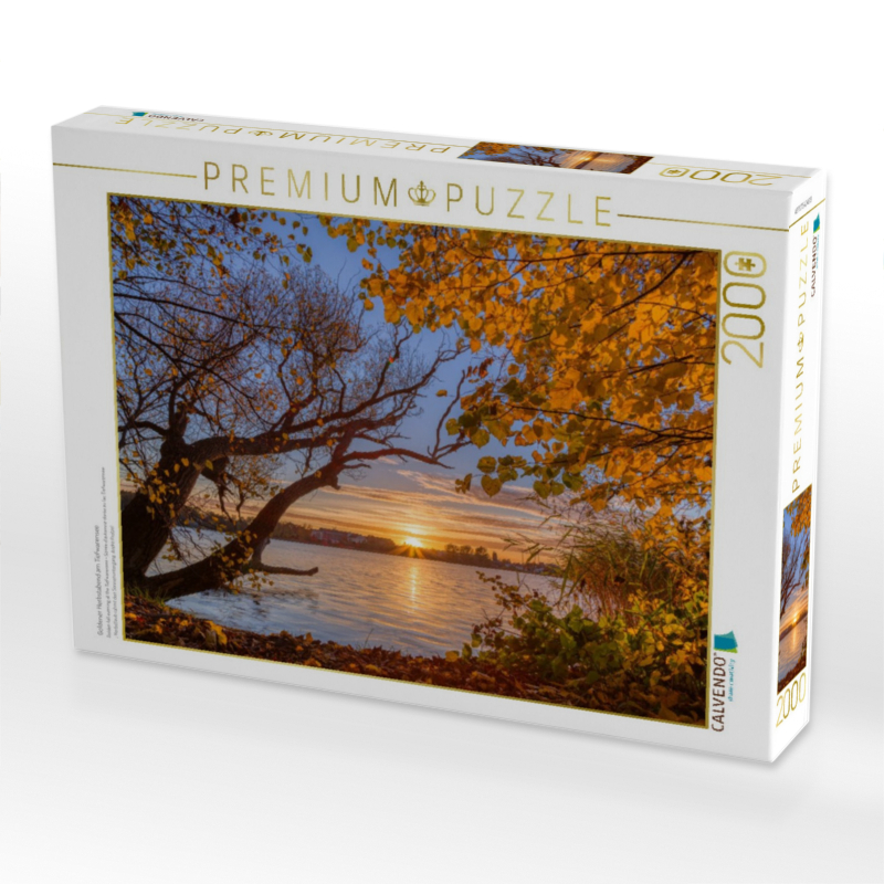 Goldener Herbstabend am Tiefwarensee