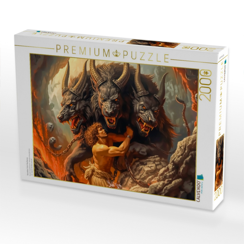 Herakles führt Kerberos