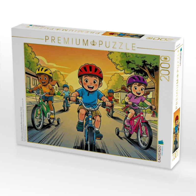 Ein Motiv aus dem Kalender Mein erstes Fahrrad - Comic