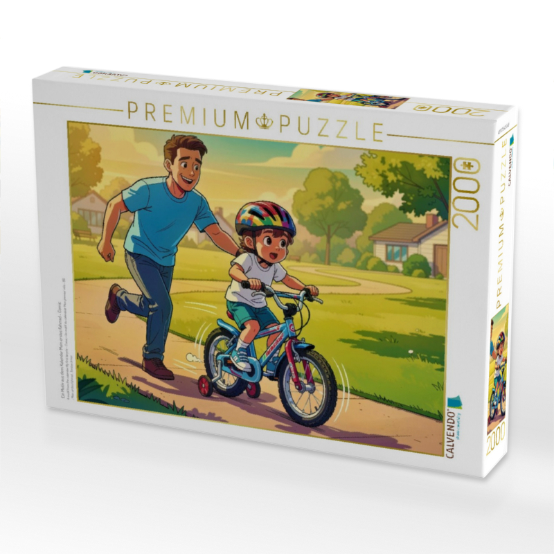 Ein Motiv aus dem Kalender Mein erstes Fahrrad - Comic