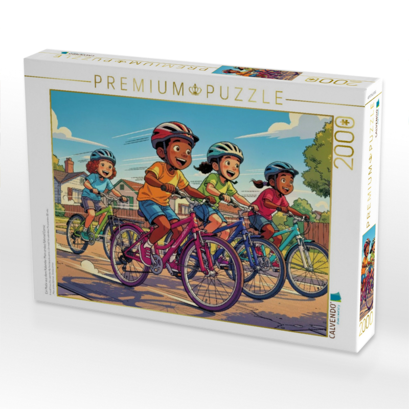 Ein Motiv aus dem Kalender Mein erstes Fahrrad Comic