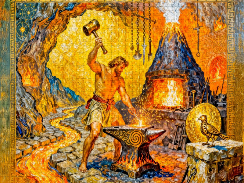 Hephaistos Gott des Feuers