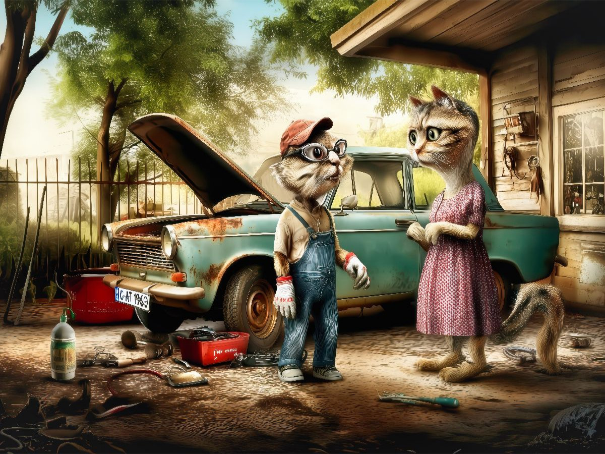 Tierischer Werkstattbesuch