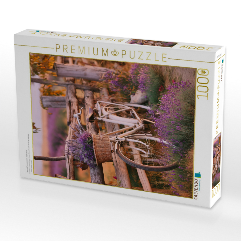 Lavendel im warmen Herbstton