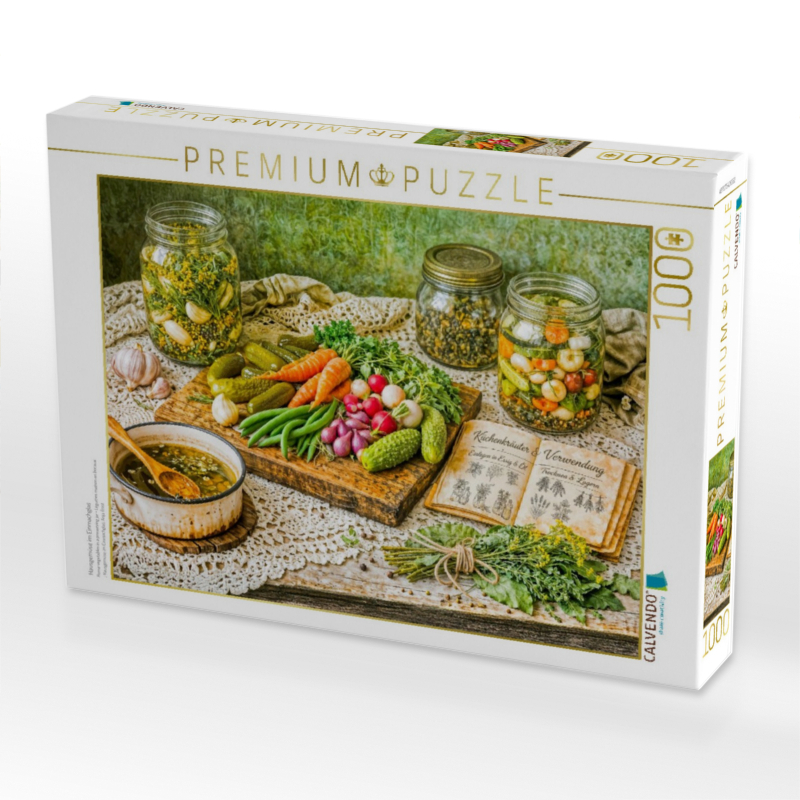 Hausgemüse im Einmachglas