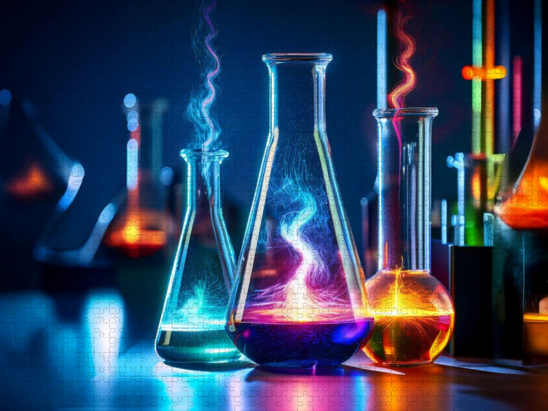 Destillat in Color - farbenfrohes aus der Chemie