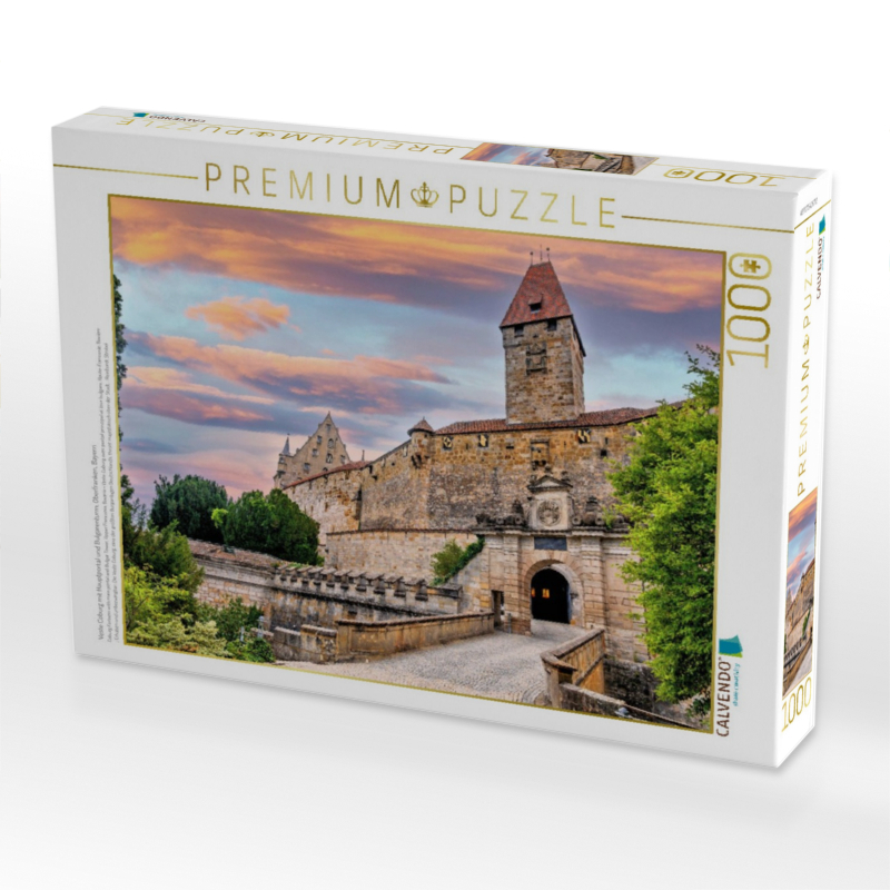 Veste Coburg mit Hauptportal und Bulgarenturm, Oberfranken, Bayern