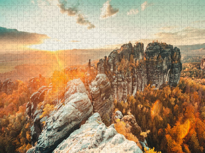 Schrammsteinaussicht, Sächsische Schweiz