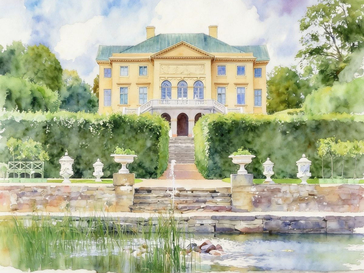 Schloss Gunnebo in Schweden