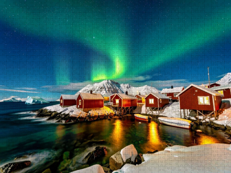 Wenn das Nordlicht tanzt und die Zeit stillsteht.