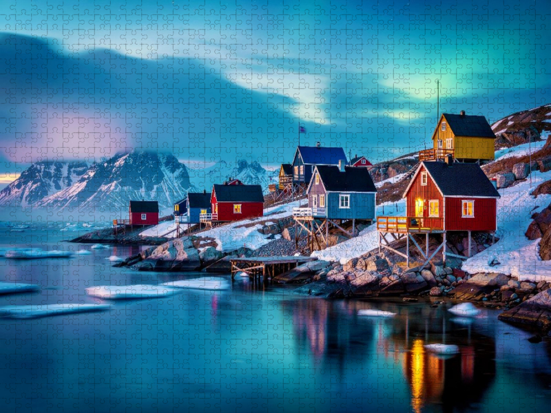 Lichtspuren über dem Eis – Grönland neu gesehen.