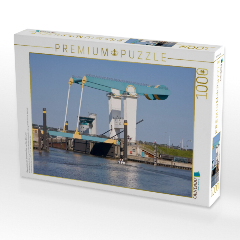 Klappbrücke vom Sperrwerk Este zur Elbe, Altes Land