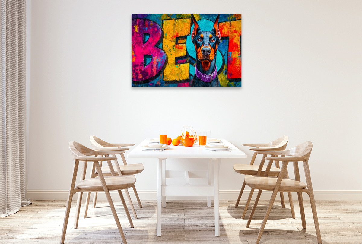 Ein Motiv aus dem Kalender Hunde in Farbe - Dogs on the Wall