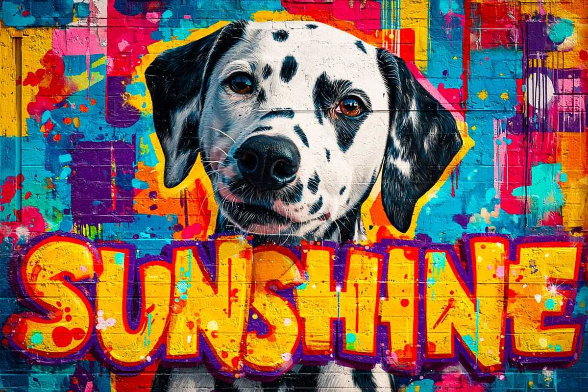 Ein Motiv aus dem Kalender Hunde in Farbe - Dogs on the Wall