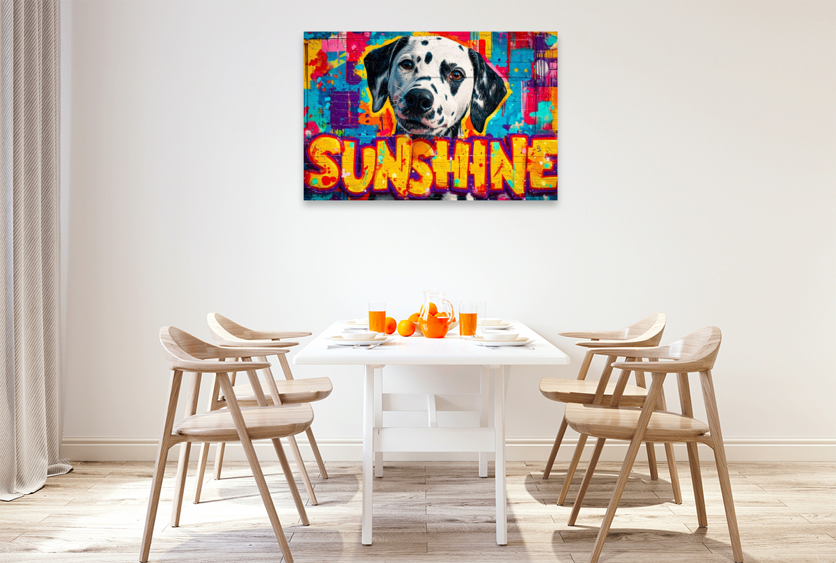 Ein Motiv aus dem Kalender Hunde in Farbe - Dogs on the Wall