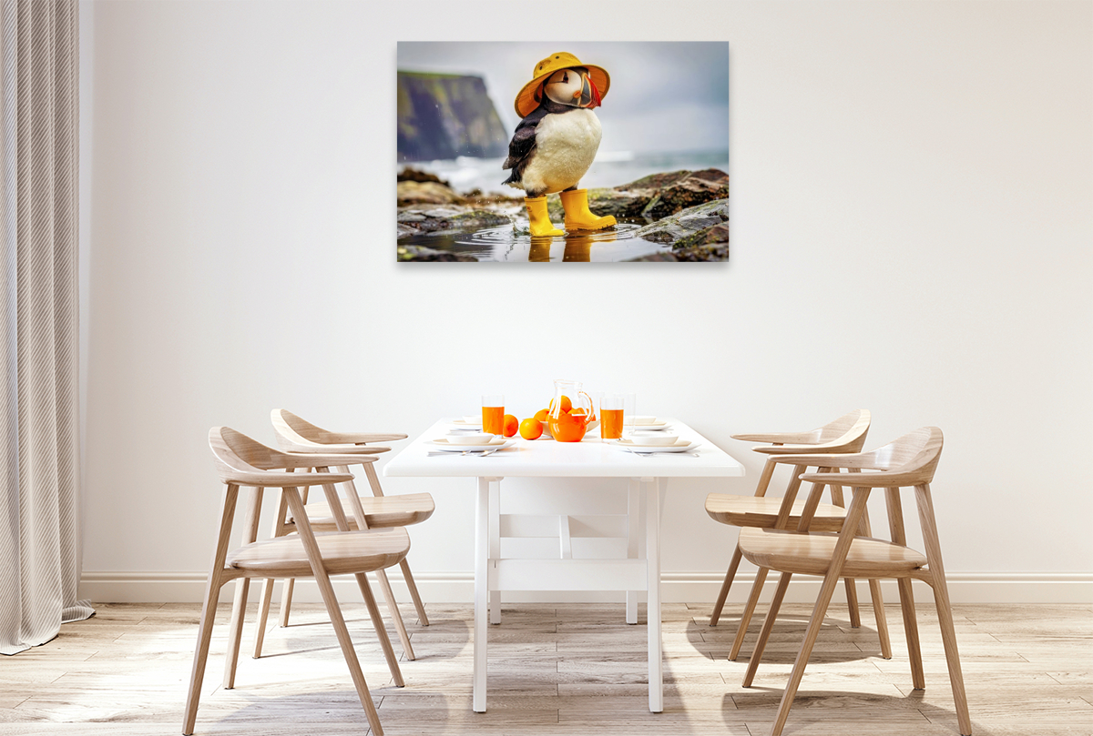 Ein Motiv aus dem Kalender Lustige Papageientaucher