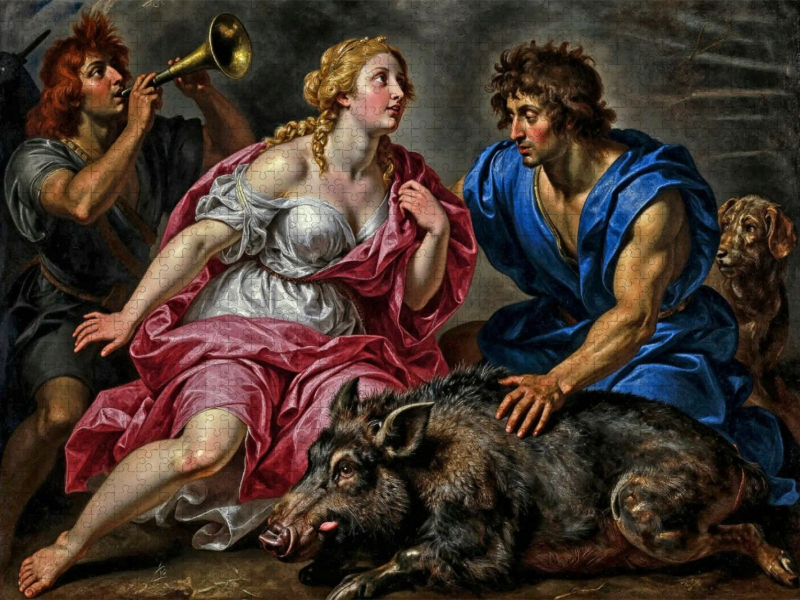 Alalante und Meleager